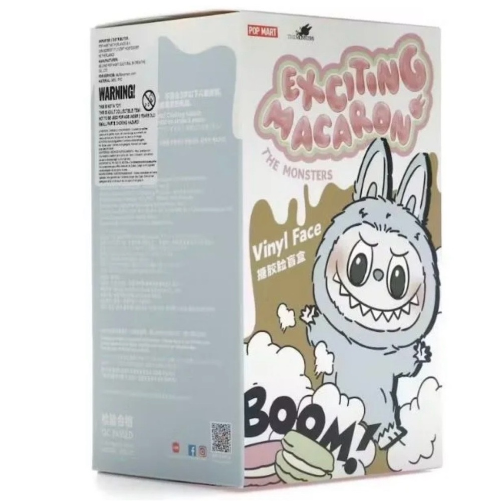 Pop Mart Labubu‎ The Monsters Exciting Macaron Vinyl Face Plush Single Blind Box